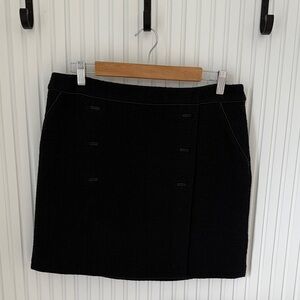 Elegant Tweed Black Women's Skirt Size 10